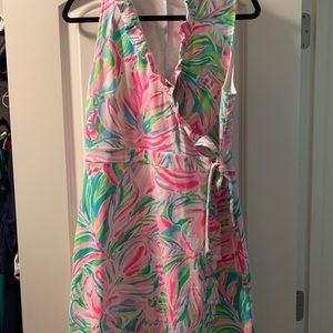 Lilly Pulitzer wrap dress L
